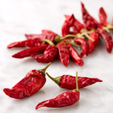 Piment séché au soleil